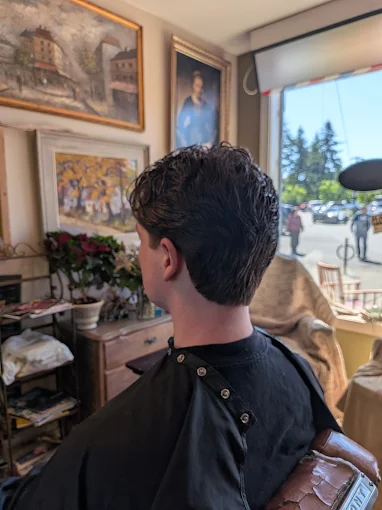 The Village Barber in Willow Point, Campbell River